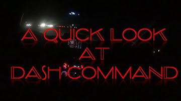 A Quick Look At DashCommand App