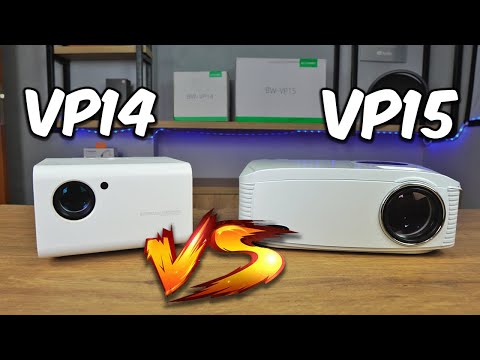 Qual o MELHOR projetor da ATUALIDADE? BlitzWolf VP14 vs VP15