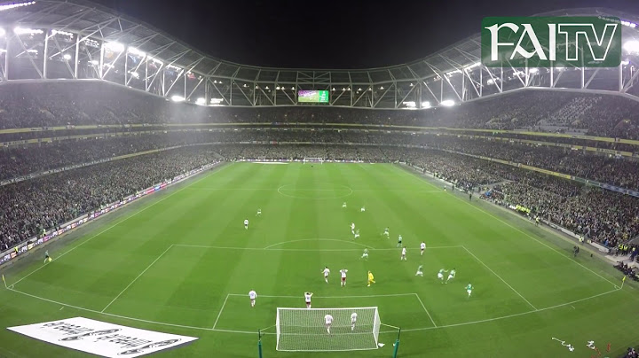 OUTSTANDING Full Stadium View of Shane Duffy's Goal vs. Denmark