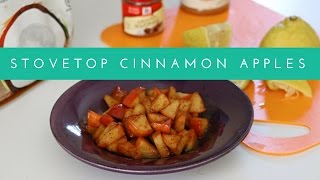 How To Make Easy & Quick Stovetop Cinnamon Apples