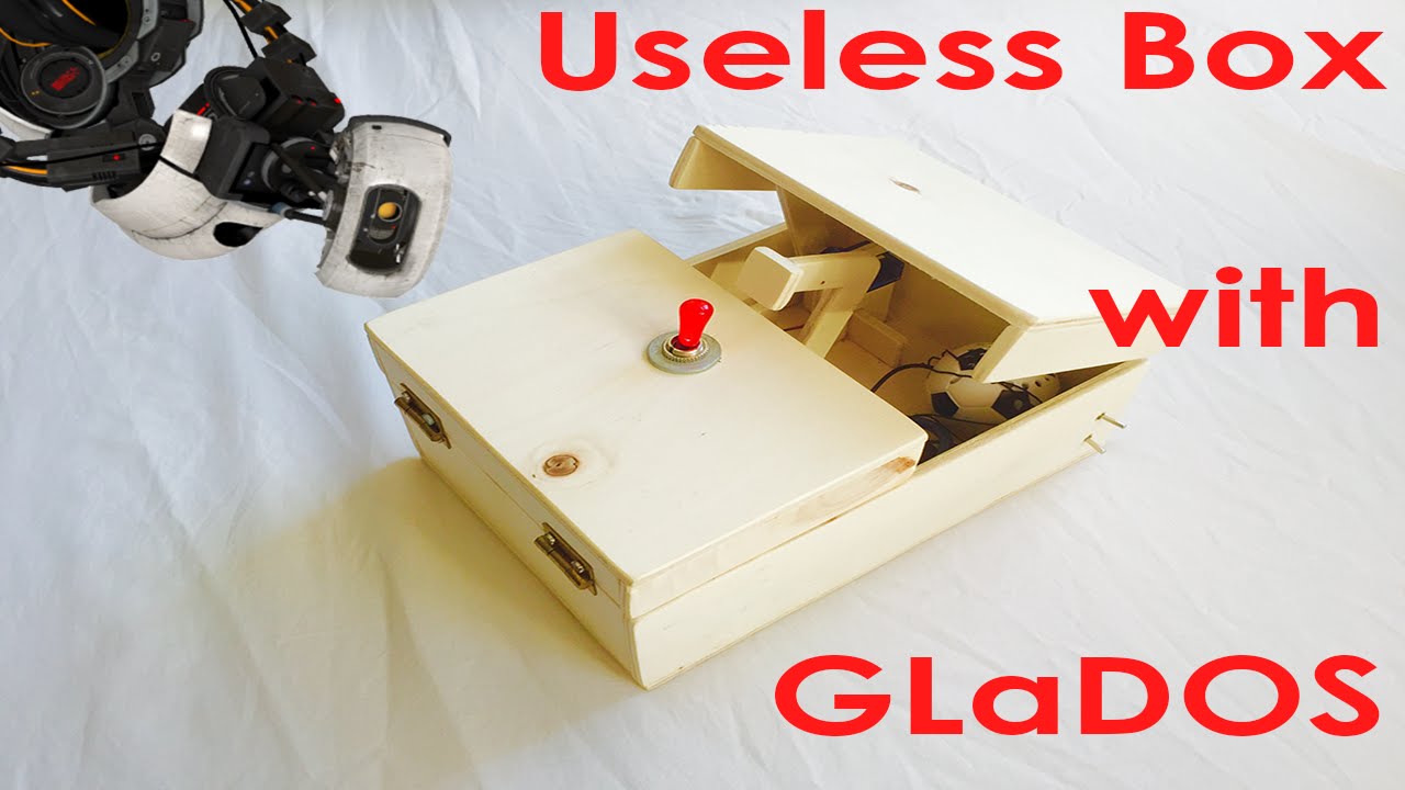 Useless Box with GLaDOS Voice [Portal] - YouTube