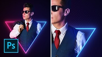How to Create Neon Glow Effect Lights & Objects | Adobe Photoshop Tutorials
