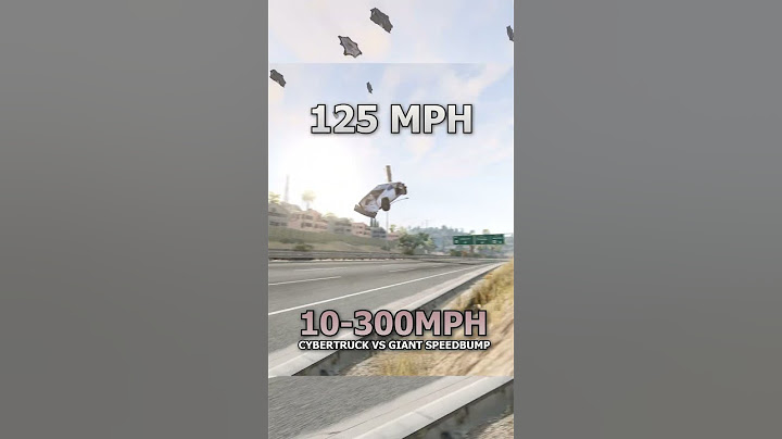 Wait For 300MPH😂🛻💥 Cybertruck VS MASSIVE Speedbump