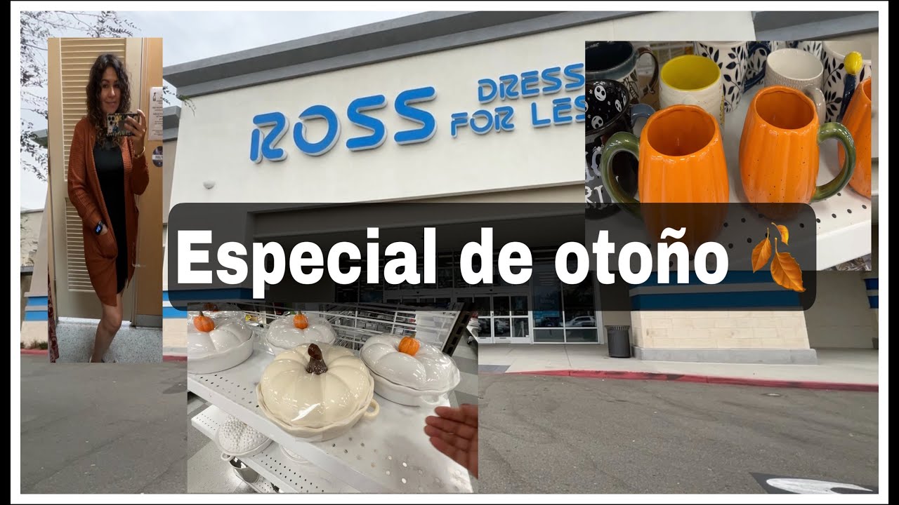 RECORRIDO EN LA TIENDA ROSS 💃 Decoración de otoño muy económica 🍂 YouTube