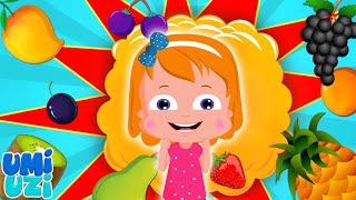 Learn Fruits, Learn Patterns For Kids, Educational Videos And Cartoon By Umi Uzi