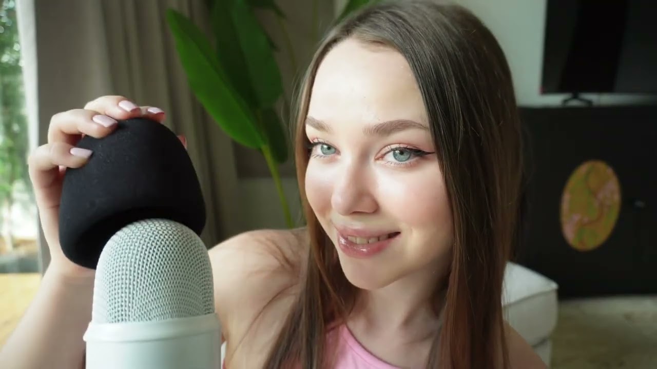 ASMR Mic Pumping by Milky Mickey Close Up Eye Contact Mouth