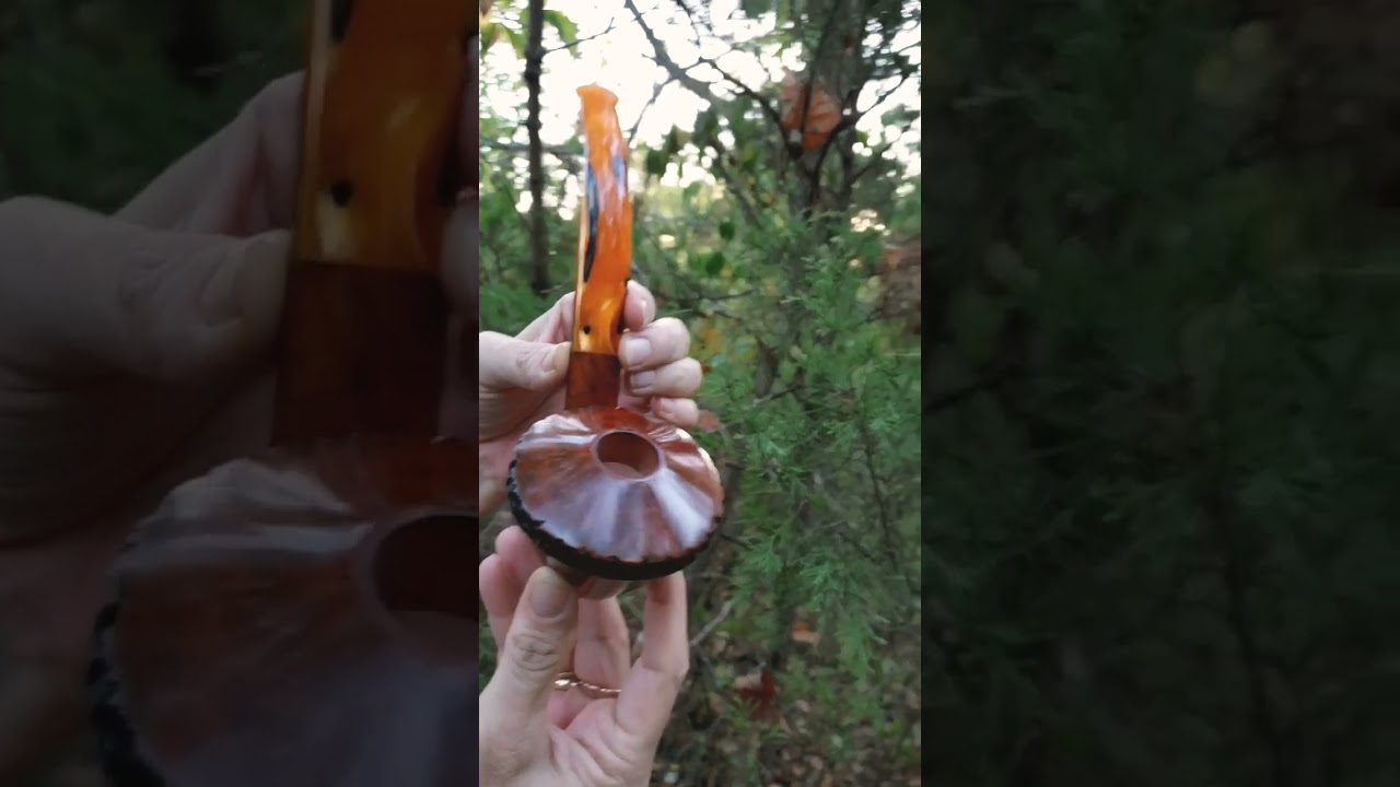 Columbia - Freehand Briar Burl Herb Pipe by CDXX Pipes 