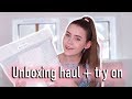 UNBOXING HAUL + TRY ON OG RABATTKODE / Chiquelle.com | Mina Jacobsen