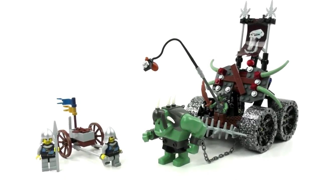 Lego 7038 Castle Bauanleitung Troll Angriffswagen 