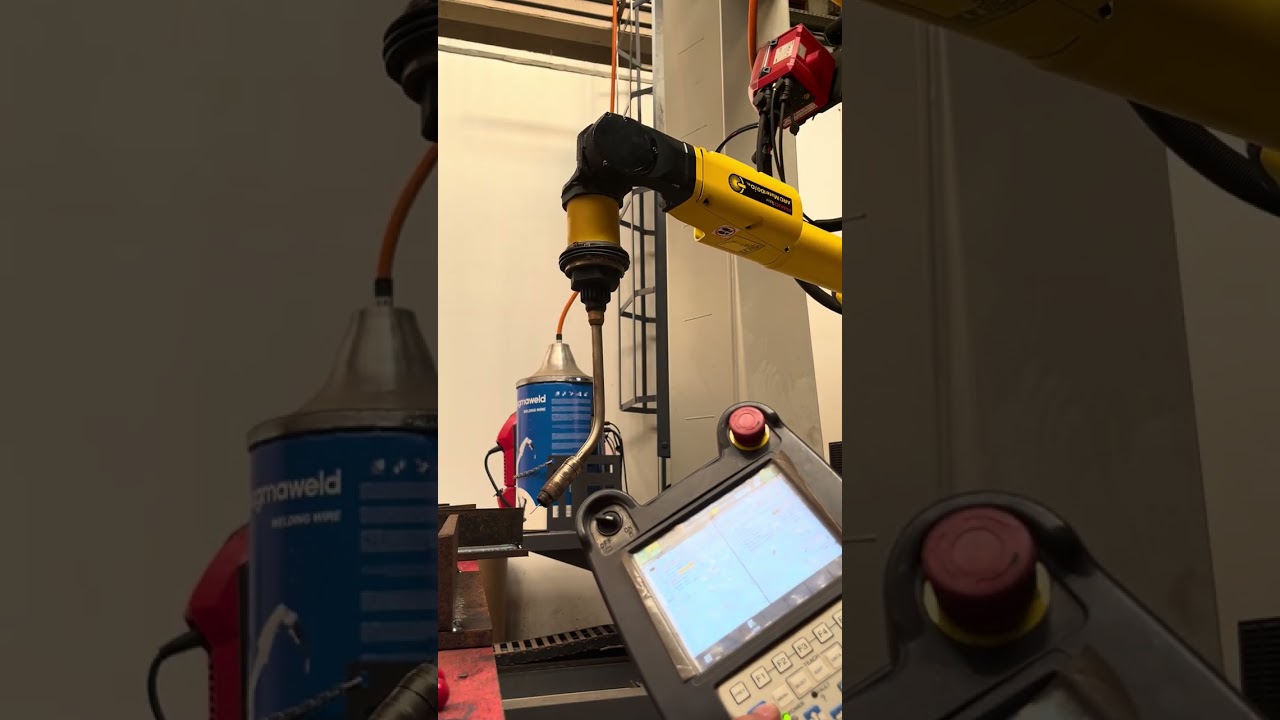 Wie schreibt man ein Programm für einen Schweißroboter? (Fanuc) Kaynak robotu program yazma (Fanuc)