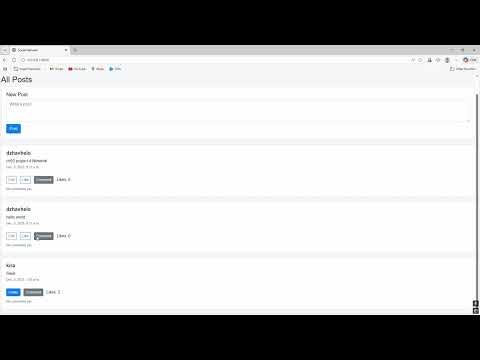 CS50 WEB PROJECT 4: NETWORK