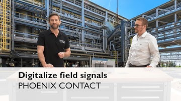 Digitalize field signals in the process industry