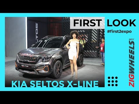 Video Kia Seltos X-Line Concept At Auto Expo 2020 | Crossing... - youtube