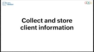 How to collect and store law firms client information using Zoho Writer screenshot 5