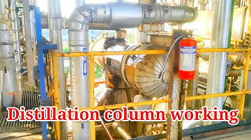Distillation column working process | Reboiler & Condenser working| vacuum Pump working #youtube