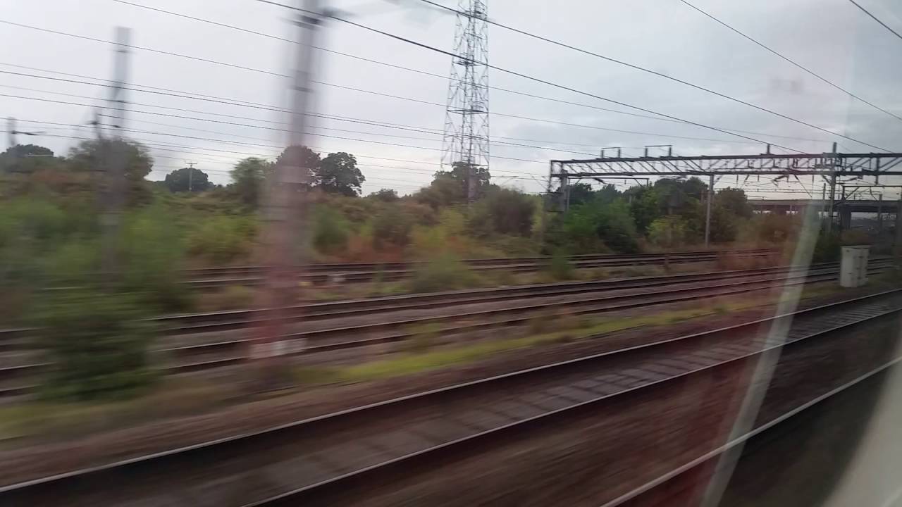 Crewe Railway Station-Basford Hall 390043 passes on the 01/10/2016