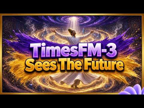 Thumbnail for TimesFM-3: Forecasting AI That Sees Future Coming: Run Locally