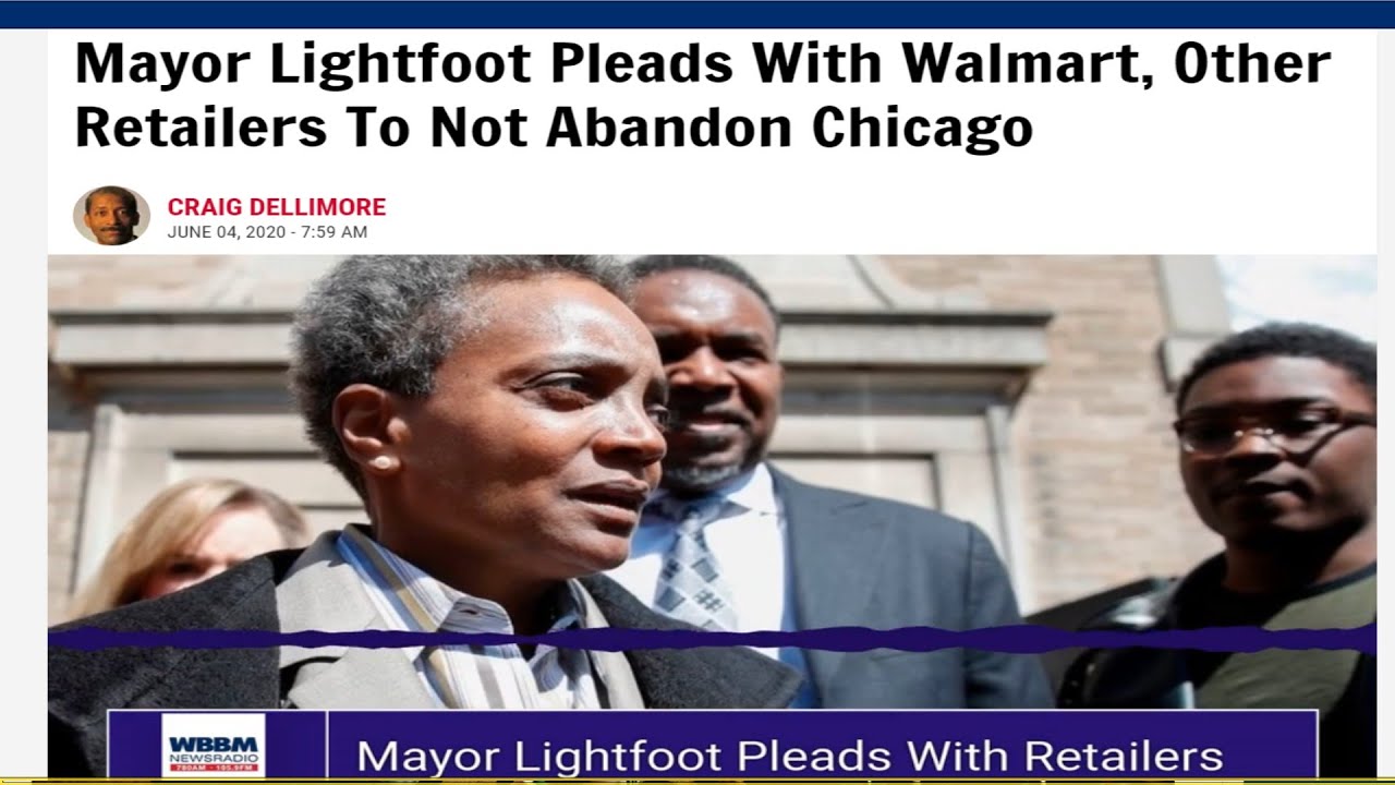 Chicago Mayor Pleads W/Retailers Not to Leave! Communism Destroys The