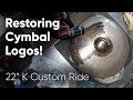 Cymbal Logo Restoration: Zildjian 22" K Custom Ride Brilliant (Really Works!)
