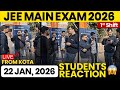 JEE Mains 2026: 22 Jan Shift 1 Exam Kota Students LIVE Reaction | Paper Level, Weightage, Cutoff