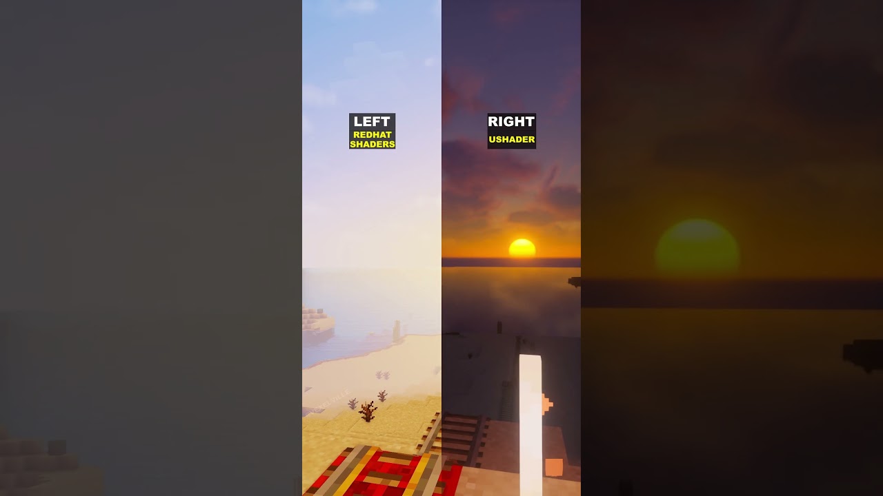 Minecraft Shaders: RedHat or UShader? 