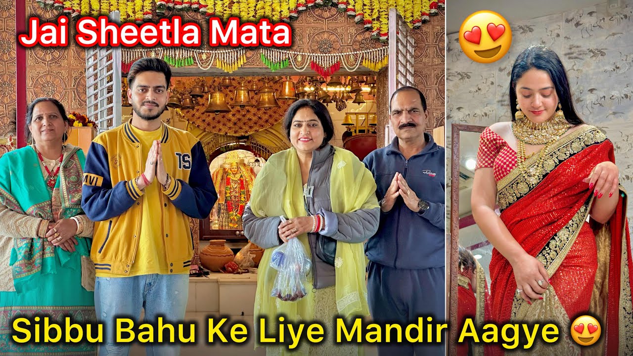 Sibbu Bahu ke Liye Mata ke Darbaar par Aagye 😍❤️