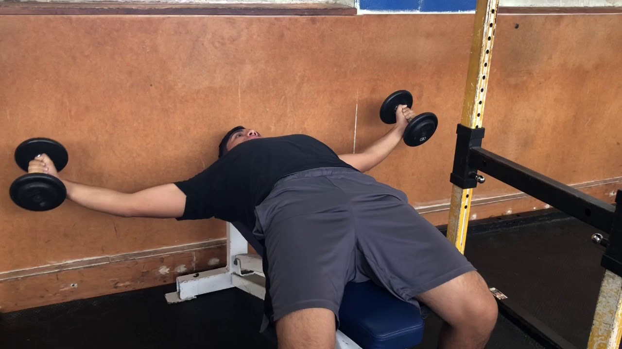 Dumbbell Fly Weight Training Video Project YouTube