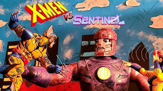 X-Men vs. Sentinel Stop Motion Animation 2024!!