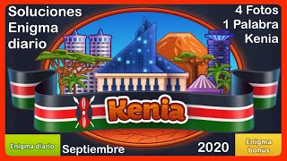 4 Fotos 1 Palabra - Kenia - Septiembre 2020 - Enigma diario + ...