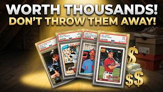 1980s & 1990s Baseball Cards That Are NOW WORTH THOUSANDS! 💸 Don't Throw Them Away! #cardvalues