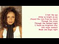 My First Night with You by Mya (Lyrics)