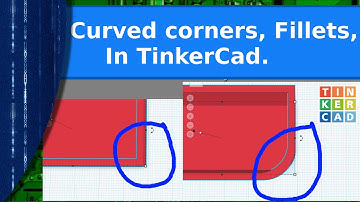 3Dprinting - Creating fillets, rounded corners, in TinkerCAD