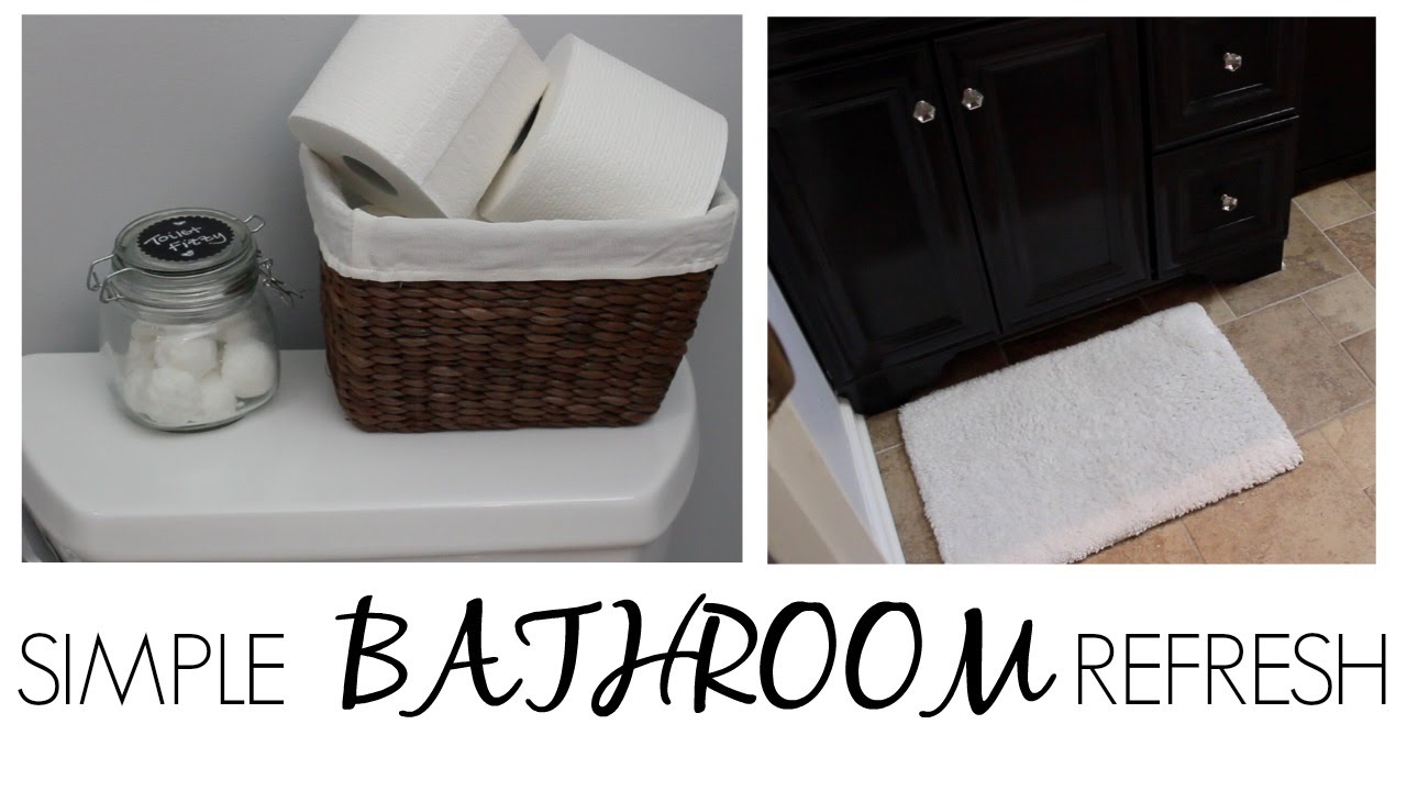 SIMPLE BATHROOM REFRESHES Toilet, Towel & Rug YouTube