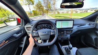 New Ford Focus ST Line Hatchback 2023 Test Drive POV