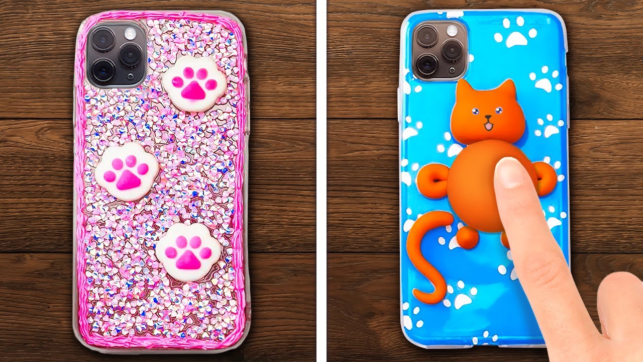 ⁣COLORFUL DIY PHONE CASE COMPILATION || Cute And Cheap DIYs To Brighten Your Phone