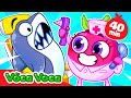 Baby Shark Goes To The Dentist Song 🦈🦷 Baby Shark Doo Doo IIVocaVoca🥑Kids Songs &amp; Nursery Rhymes