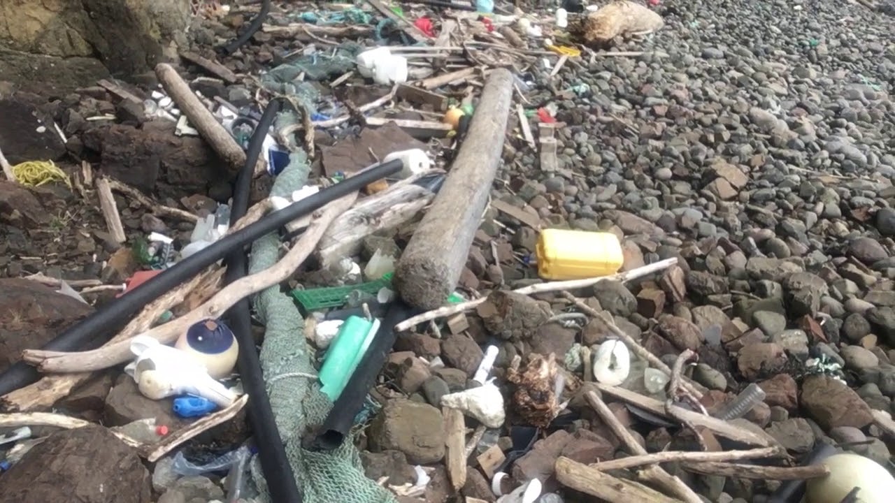 snorkel lift Amazing Waterfall Swim on Isle of Mull. SHOCKING PLASTIC POLLUTION!