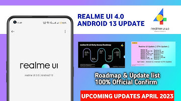 Realme New Update April 2023/Realme UI 4.0 Android 13 Update/Beta update List/Realme UI 4.0 stable