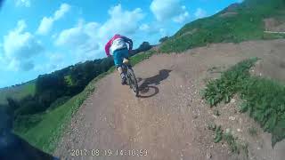 Woodys Bike Park - Run 2 - Red Jump Track by Underwater Mackam 454 views 6 years ago 2 minutes, 45 seconds