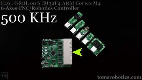 GRBL 32-bit 500KHz 6-Axes CNC Controller STM32F407 ARM Demo GRBL32 F46
