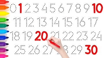 영어숫자읽기 | 0에서 30까지 쓰는법 배우기 | 아이들을 위한 숫자세기와 영어공부하기 Learn to write Numbers 0 to 30