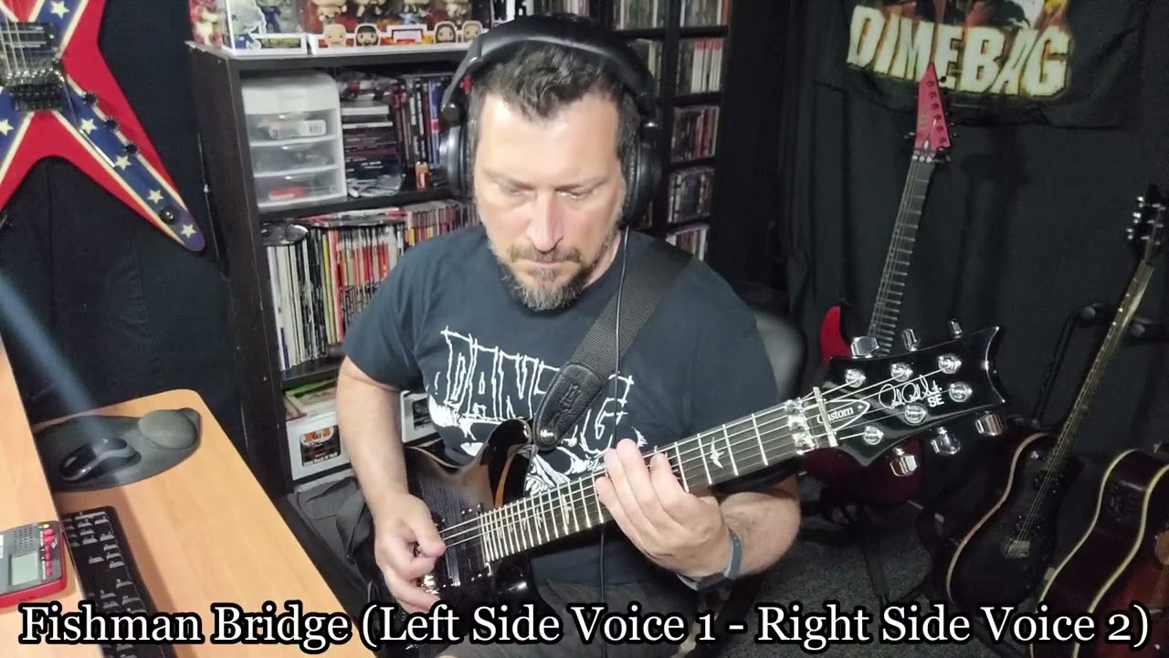 PRS with Seymour Duncan Vs Fishman Fluence Pickups