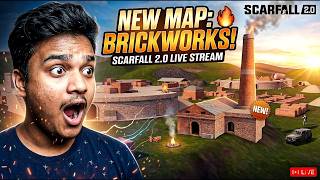 ScarFall 2.0 NEW UPDATE LIVE 🔥 | NEW Brickworks Map 😱 | Rank Push + Hard Lobby Fights | PB HERO LIVE