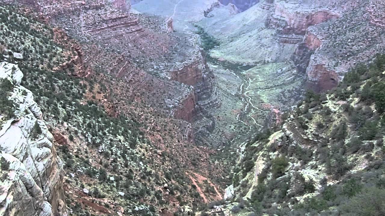Walking the Grand Canyon trails, it is a long way down . . . YouTube