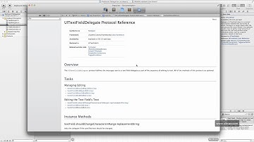 iOS - Respond to the return key using delegation