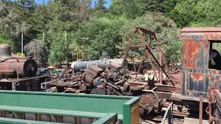 Climax Locomotive Turning Over