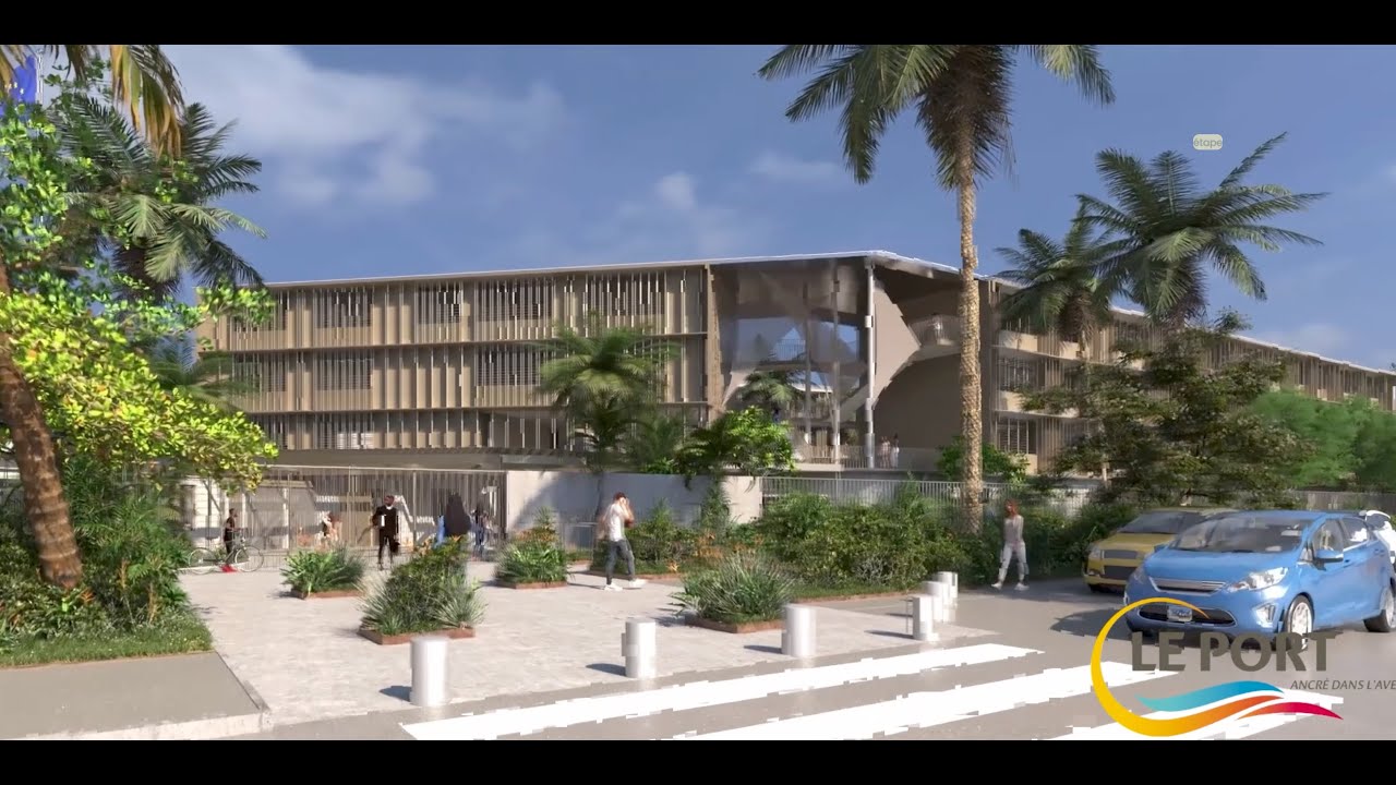 🎥 Pose de la 1ère pierre du lycée des métiers de la mer au Port