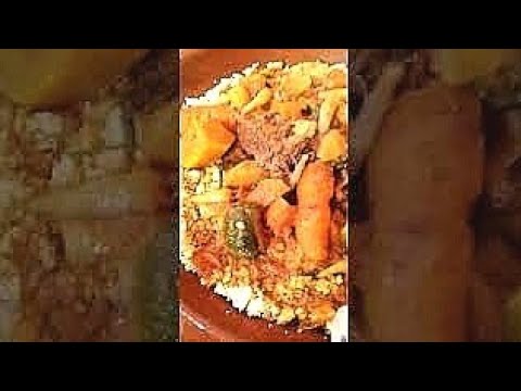 طبق طعام الكسكس تعريف بالفصحى