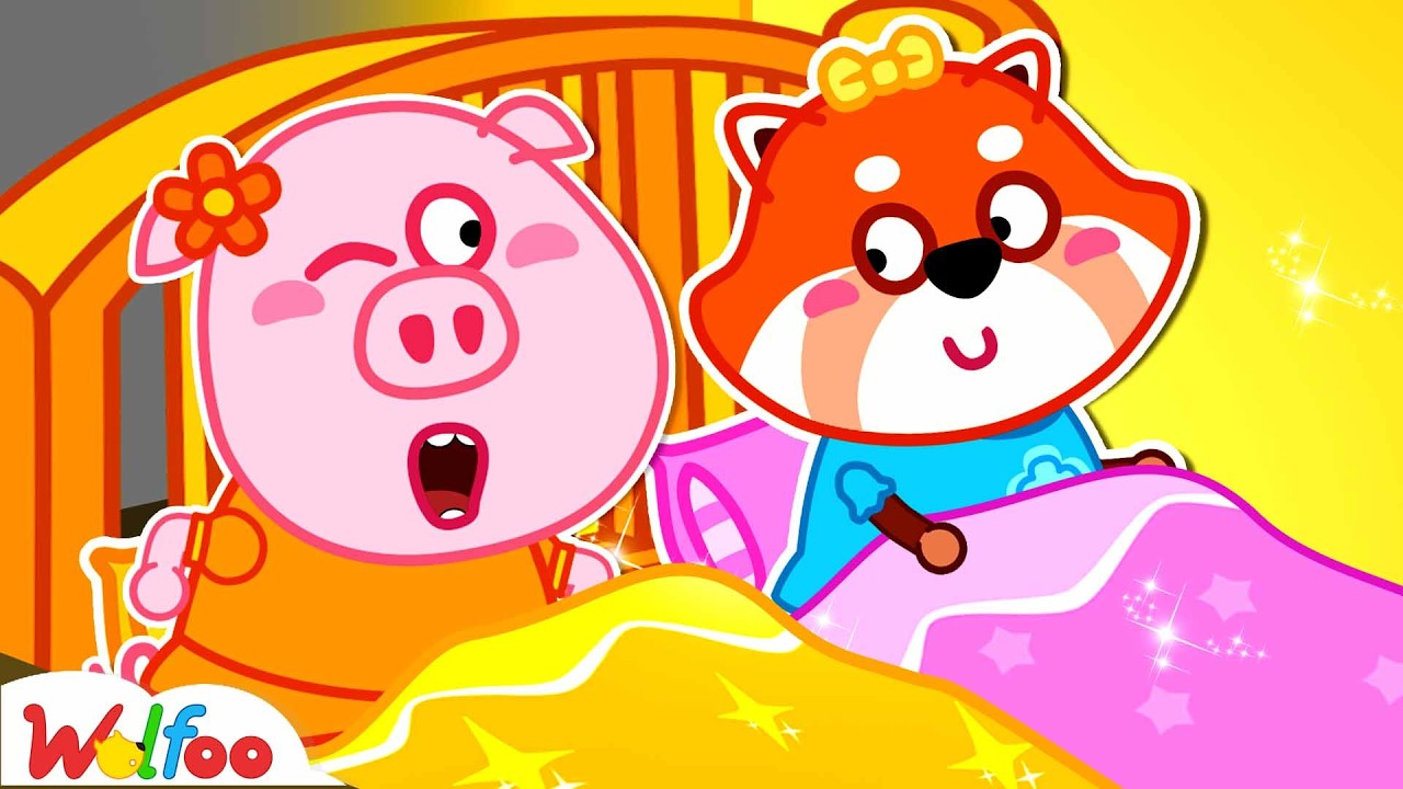 La Première Soirée Pyjama De Lucy | Dessin Animé Amusant 🐺 Dessin Animé Wolfoo