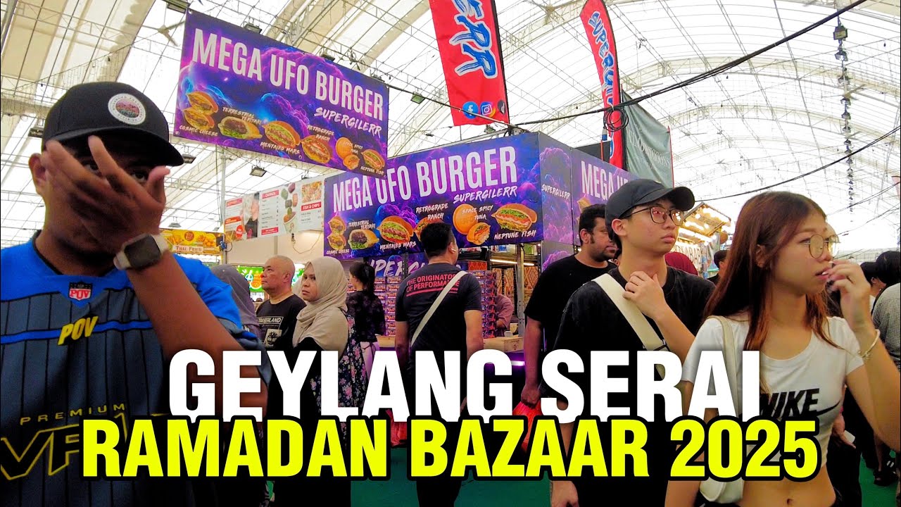Walking Tour 4K: Geylang Serai Ramadan Bazaar 2025 @ShineWalkingTour